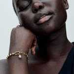 Pandora Gold ME Mini Charm Pendant Nacré Serpent - 763375C01