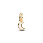 Pandora Gold ME Weisse Mondsichel Mini-Charm-Anhänger - 764614C01