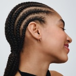 Pandora Gold Moments Asymmetrical Heart Hoop Earrings - 268307C00