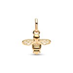 Pandora Gold Moments Sparkling Bee Dangle Charm - 762672C01