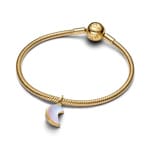 Pandora Gold Moments Funkelnde Mondsichel Charm-Anhänger - 764275C01