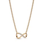 Pandora Gold Moments Sparkling Infinity Collier Necklace - 368821C01-50