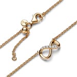Pandora Gold Moments Sparkling Infinity Collier Necklace - 368821C01-50