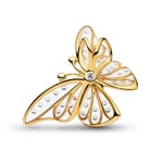 Pandora Gold Moments Grosses Schmetterling Offen gearbeitetes Charm - 764487C01