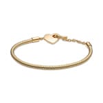 Pandora Moments Heart T-Bar Snake Chain Bracelet - 569285C00