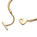 Pandora Moments Heart T-Bar Snake Chain Bracelet - 569285C00