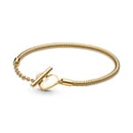 Pandora Moments Heart T-Bar Snake Chain Bracelet - 569285C00