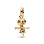 Pandora Gold Moments Kürbis Vogelscheuche Charm-Anhänger - 764770C01