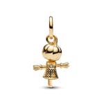 Pandora Gold Moments Kürbis Vogelscheuche Charm-Anhänger - 764770C01