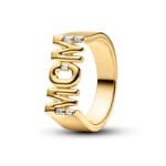 Pandora Gold Moments Siegelring Mom - 164460C01