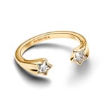 Pandora Gold Moments Shooting Stars Open Ring - 163582C01