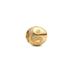 Pandora Gold Moments Strukturiertes Yin und Yang Mini-Charm - 764045C00