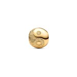 Pandora Gold Moments Strukturiertes Yin und Yang Mini-Charm - 764045C00