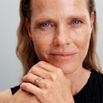 Pandora Gold Timeless Sparkling Bow Crossover Ring  - 163511C01