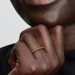 Pandora Gold Timeless Funkelnder Grüner Halb-Ewigkeits-Ring - 162999C03