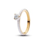 Pandora ME Gold White Chakra Heart Ring