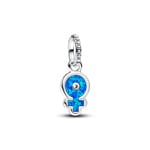Pandora ME / Moments Charm Pendant Opalescent Femmes Puissantes Argent 925 - 793181C01