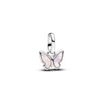 Pandora ME Mini Charm Pendant Papillon Rose Argent 925 - 793825C01