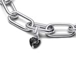 Pandora ME Black Chakra Heart Mini Dangle Charm - 793042C01