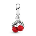 Pandora Moments Charm Pendant Fruit Cerise Asymétrique - 791583C01