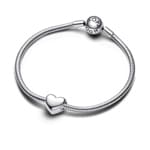 Pandora Moments Be Love Engravable Heart Charm 925 Silber - 793439C00