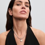 Pandora Moments Treated Freshwater Cultured Baroque Pearl Mom Dangle Charm 925 Silver - 793783C01