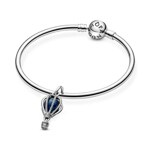 Pandora Moments Blue Hot Air Balloon Travel Charm - 798064NMB