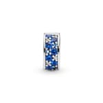 Pandora Moments Blue Pavé-Clip Charm - 791817NSBMX