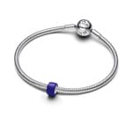 Pandora Moments Blaues Murano-Glas Mini-Charm 925 Silber - 794773C01