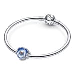 Pandora Moments Blue Pansy Flower Charm - 790777C02