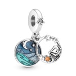 Pandora Moments Charm Pendant Double Camping Ciel Nocturne - 791686C01