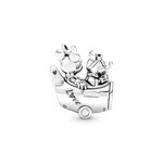Pandora Moments Disney Mickey Mouse & Minnie Mouse Airplane Charm - 790108C00