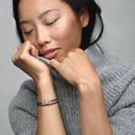 Pandora Moments Double Black Leather Bracelet - 590745CBK-D