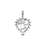 Pandora Moments Drehbarer Pfeil Herz Charm-Anhänger 925 Silber - 793667C01