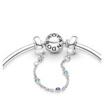 Pandora Moments Drei Blaue Steine Komfortkette - 791688C01-05