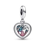 Pandora Moments Family Spinning Heart Globe Charm Pendant - 792240C01