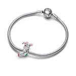 Pandora Moments Festliches Maus & Weihnachtsstrumpf Charm - 792366C01