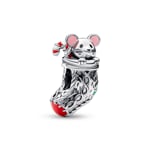 Pandora Moments Festliches Maus & Weihnachtsstrumpf Charm - 792366C01