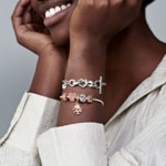 Pandora Rose Moments Filigree and Metal Bead Heart Charm - 781811