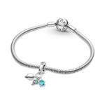 Pandora Moments Charm Pendant Triple Poisson, Tortue de Mer & Conque - 791697C01