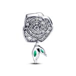 Pandora Moments Charm Rose scintillante en fleur Argent 925 - 793201C01