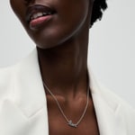 Pandora Moments Funkelnde Handgeschriebenes Love Collier-Halskette 925 Silber - 393076C01-45