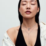 Pandora Moments Funkelnde Handgeschriebenes Love Collier-Halskette 925 Silber - 393076C01-45