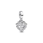 Pandora Moments Charm Pendant Double Cœur Scintillant 925 Argent