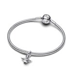 Pandora Moments Sparkling Angel Dangle Charm 925 Silver - 793598C01