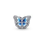 Pandora Moments Blue Butterfly Sparkling Charm - 790761C01