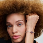 Pandora Moments Sparkling Pavé Round Pink Charm 925 Silver - 792630C03