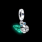 Pandora Moments Glow-in-the-dark Hermit Crab Dangle Charm 925 Silver - 792700C01