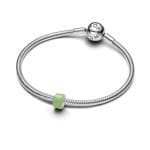 Pandora Moments Grüner Murano-Glas Mini-Charm 925 Silber - 794773C02