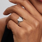 Pandora Moments Heart Ring 925 Silvery - 193988C00